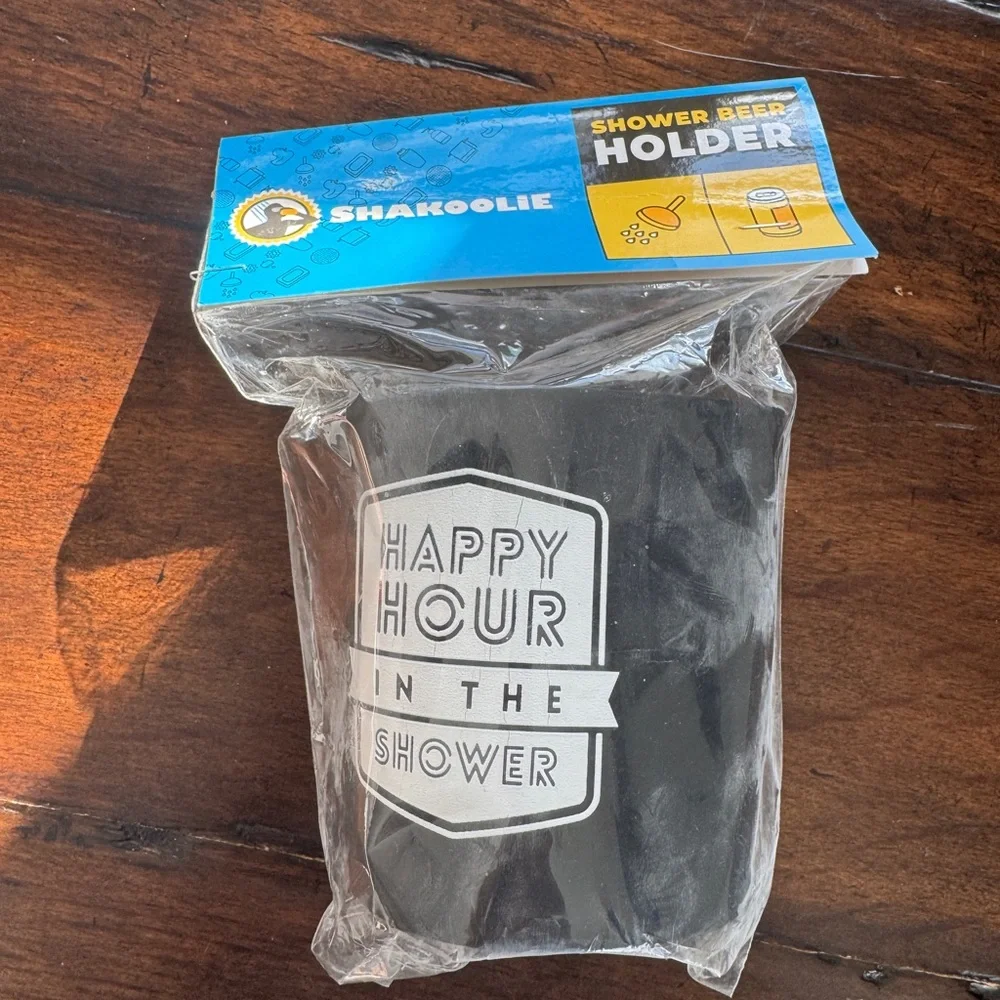 Black Shower Beer Holder